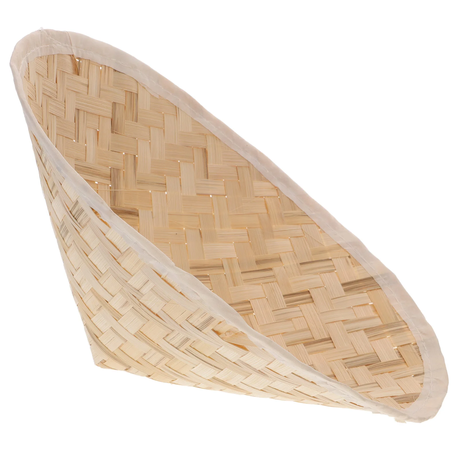 

Bamboo Hat Summer Home Natural Ornament Photo Prop Decorative Straw Children Woven Hand-woven