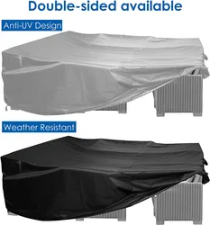 Waterproof cover outdoor patio garden furniture cover rain and snow chair cover sofa table and chair dust cover