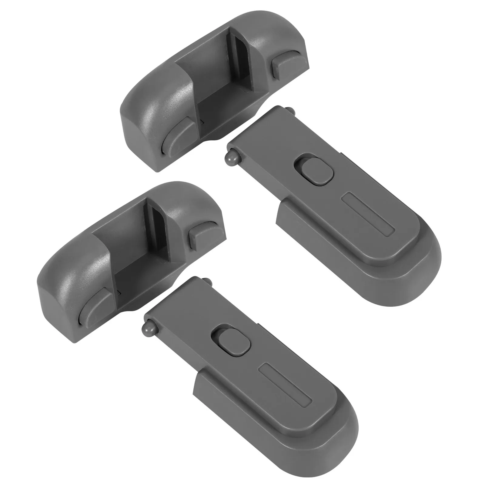 

Комплект из 2 замков для дверей холодильника и шкафов, защита от детей, для ящиков, морозильных камер, кухонных шкафов