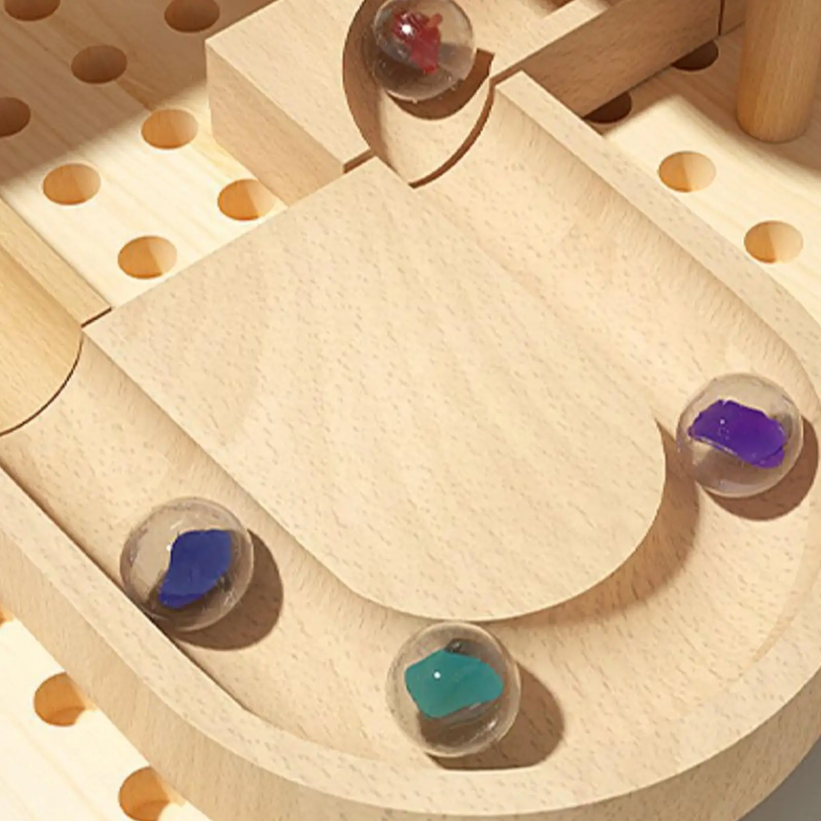 

Marble Maze Wooden Funny Educational Games Marble Maze Game Race Track STEM Toys for Boys Girls Kids Classroom Home School