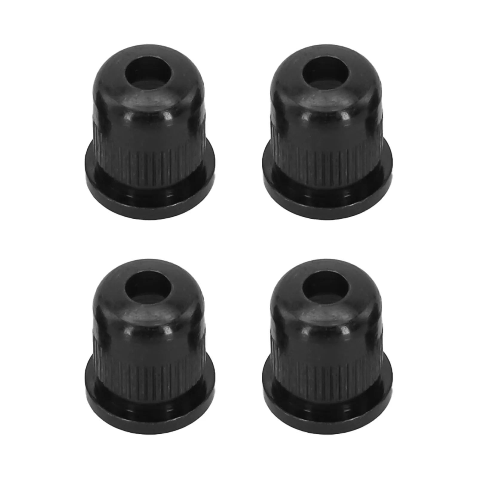 Electric Bass String Ferrules 4 Pack Zinc Alloy Material for String Mounting and Wire Protection on Bass Instrument Bodies