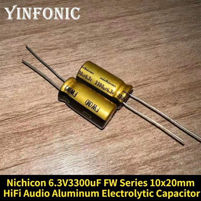 5 Stück/20 Stück NICHICON 6,3 V3300 uF FW-Serie 10 x 20 mm 3300 uF/6,3 V HiFi-Audio-Aluminium-Elektrolytkondensator