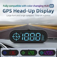 NOYAFA G9 Car Head Up Display HUD KMH GPS Car Speedometer Alarm Digital Tachometer Car Gauge For All Car Electronics Accessories