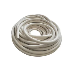 1-5M White Rubber Tube Id 2/3/4/5/6/8/16/19mm Experiment Vacuum Pipe Elastic Leather Tube Vacuum Pump Hose Wear Resistance