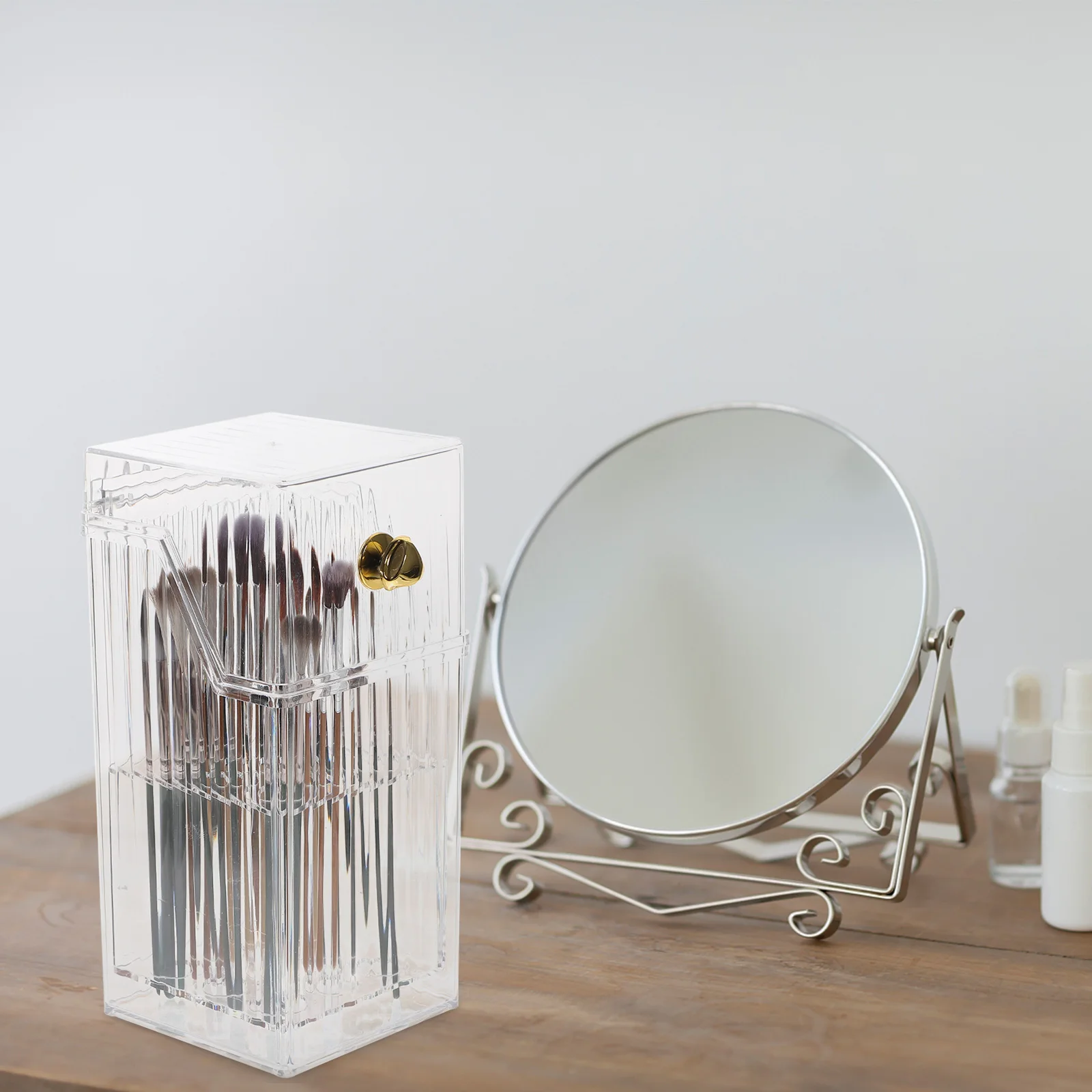 Pinsel Vanity Tischabdeckung Stiftbehälter Aufbewahrung Make-up Pinsel Ganizer Schreibtisch Make-up Ganizer Smooth Firm Prime