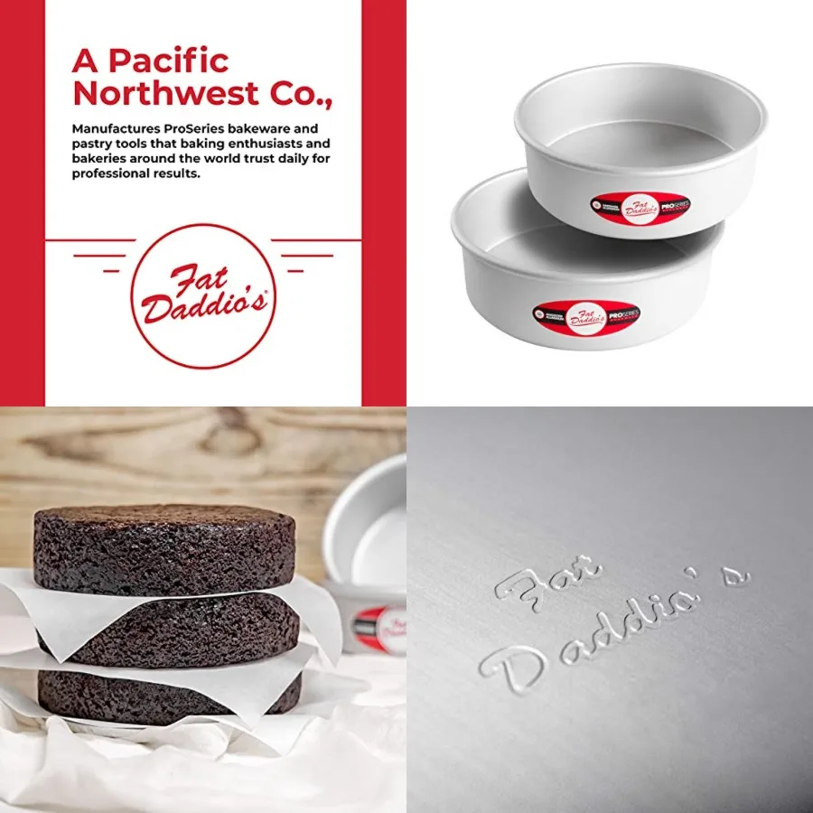 

Anodized Alumum Round Cake Pans, Pcs