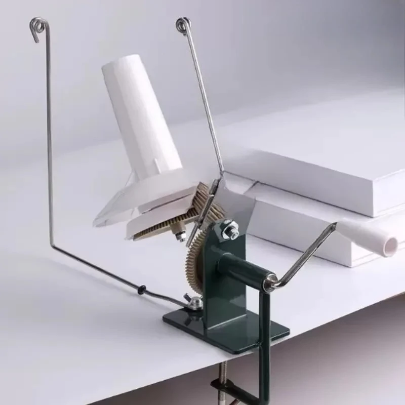 Manual Yarn Winder Hand Crank Textile Thread Spooler Quick Rewinding Tool for Knitting Crochet Sewing DIY Home Craft Hobby