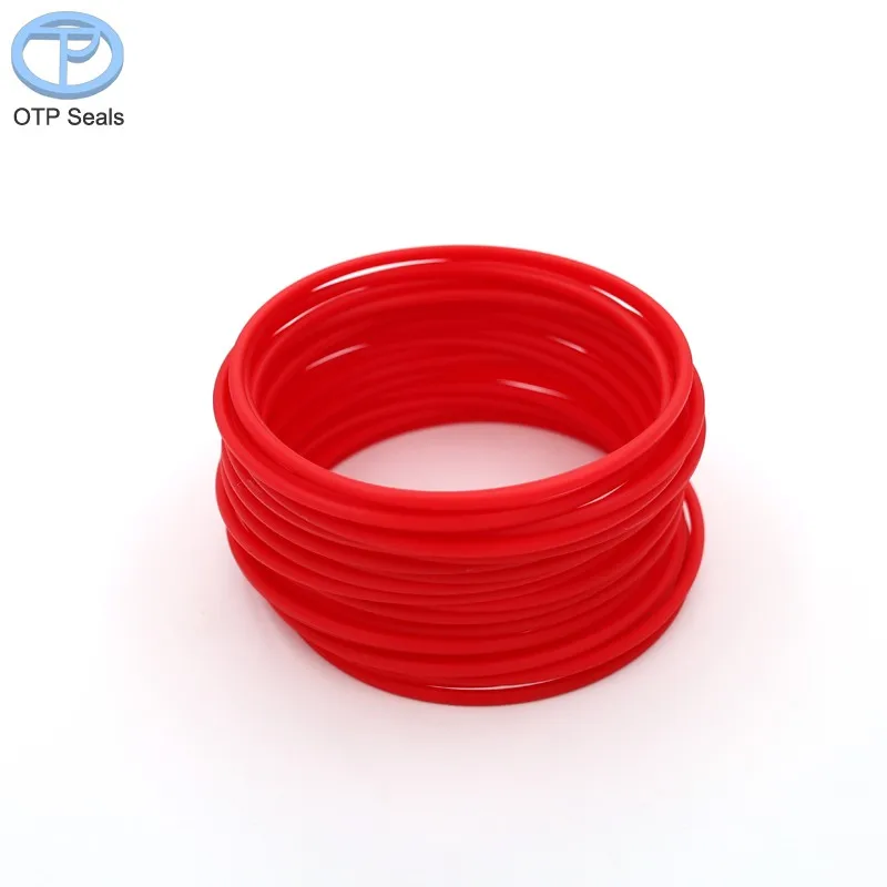 Selos de anel de vedação PU 104,4 * 3,5 mm ID * CS Tornado de poliuretano vermelho O-Ring Especificações Seção transversal atacadistas personalizados de fábrica