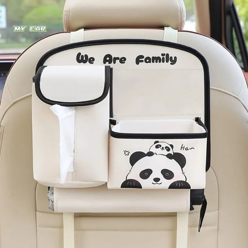 Multi functional Car Storage Bag Multi pocket Car Interior Back Seat Organizer Waterproof Cartoon Seat Back Organizer
