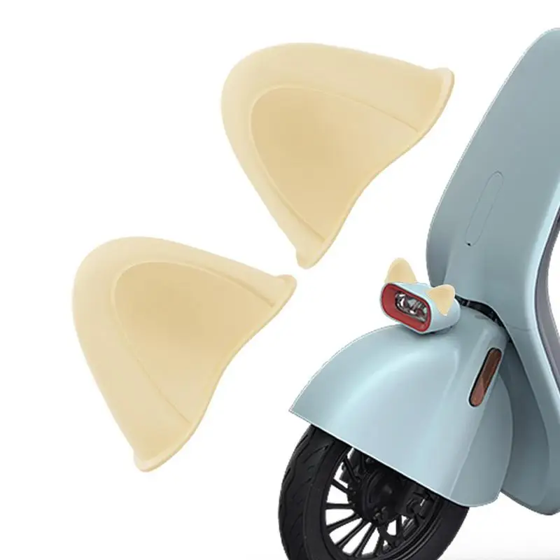

Cat Motorcycle Helmets Self Adhesive Motorcycle Helmets Cat Ears Decoration 2 PCS Ski Helmets Accessories Cute Decoration For