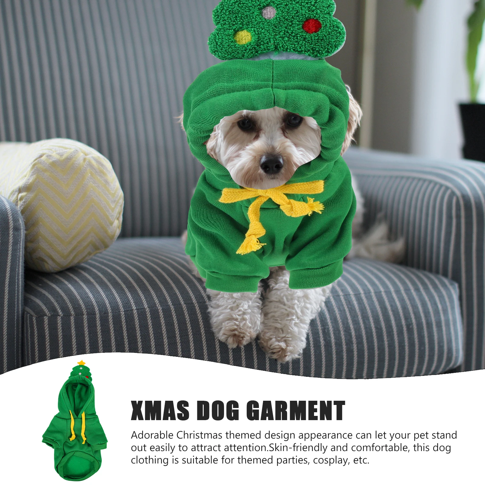 

The Dog Pet Sweater Christmas Costumes Clothing Polyester for Dogs Clothes Small