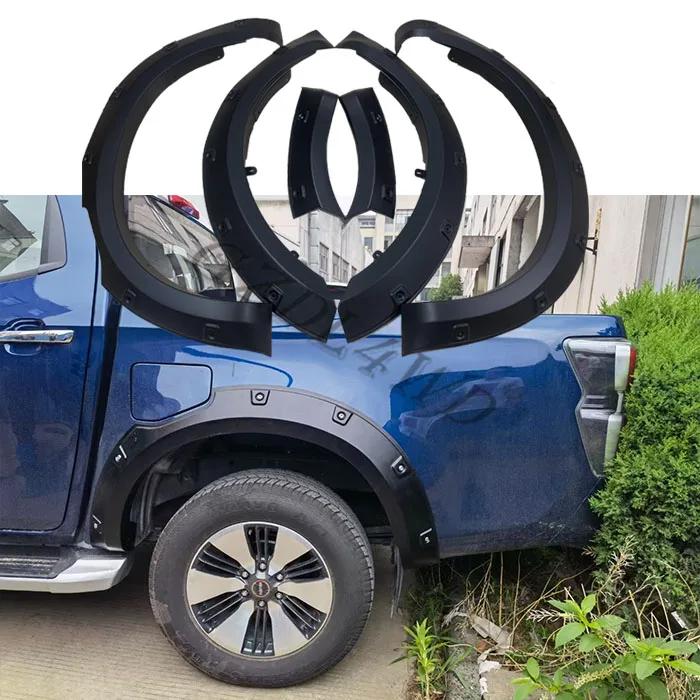 GZDL4WD 4x4 Pickup Mud Wheel Arch  Guard Pocket / Bolt Style Fender Flare for GEN-3 RG D-Max  2019 2020