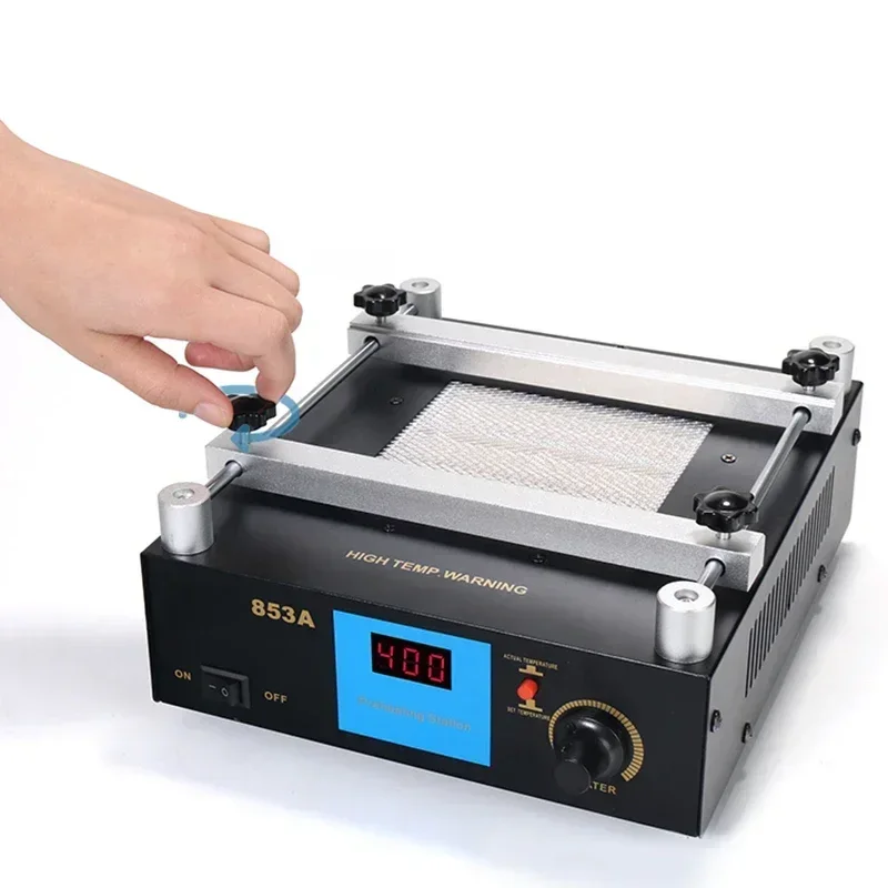 NEW 853 A Constant Temperature Lead-free Preheating Station BGA Rework And Desoldering Station Digital Display Preheating Statio