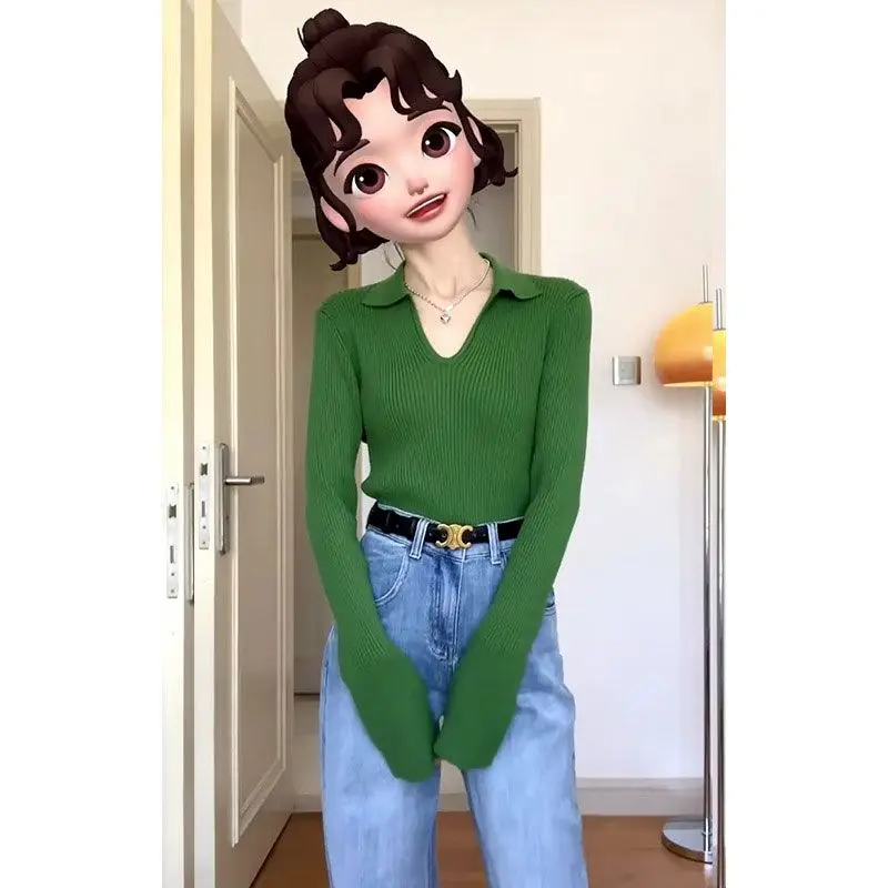 

Свитера Джемперы Пуловеры Женские водолазки с текстурой Подол Западные шерстяные вязаные кашемировые художественные современные теплые Хэллоуин