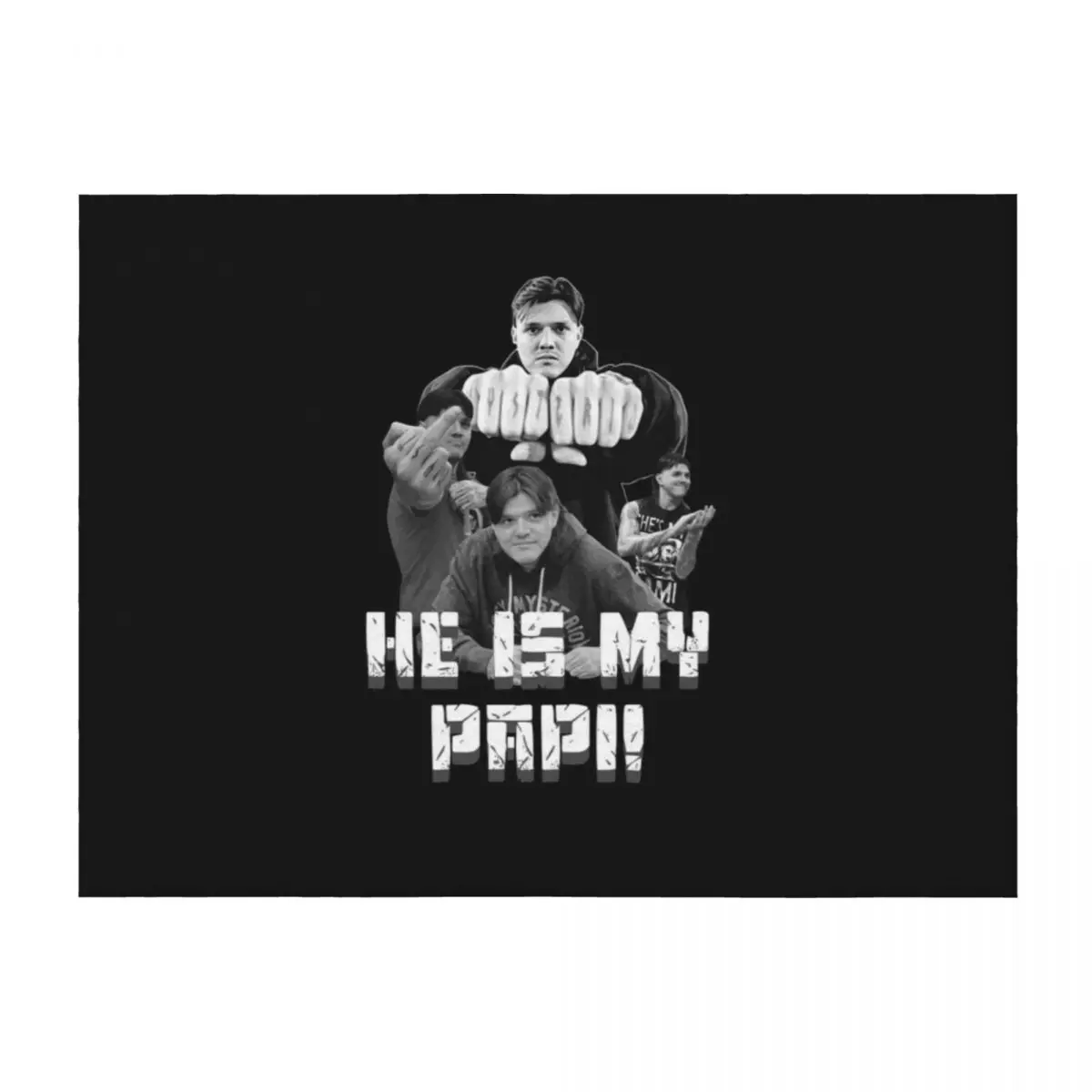 

He is my Papi! - Dominik Mysterio Throw Blanket Furry For Sofa Thin Soft Plaid Luxury Blankets