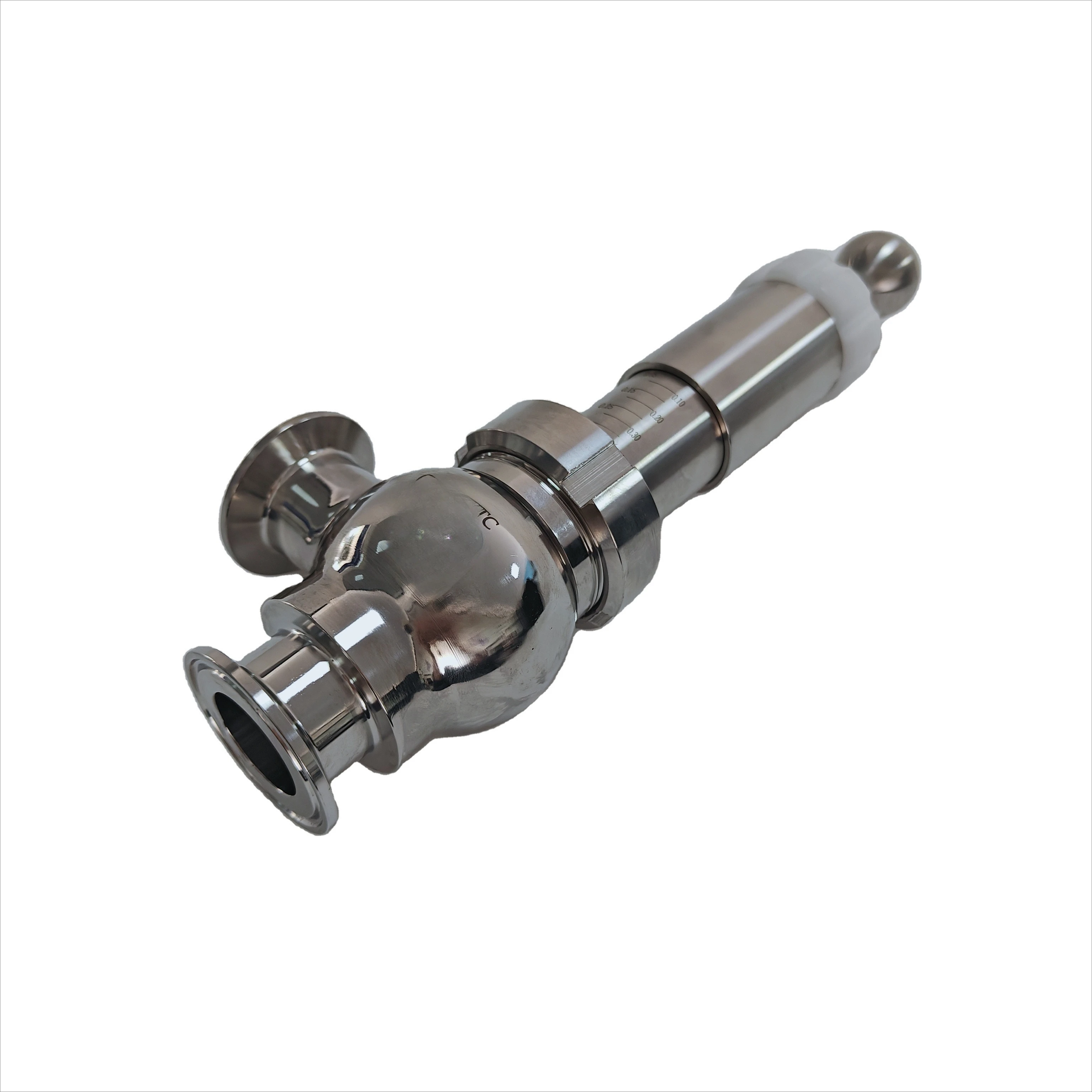 

Food Grade Safety Valve Sanitary Pressure Relief Valve Stainless Steel 304/316L 2 Inch Relief Valve