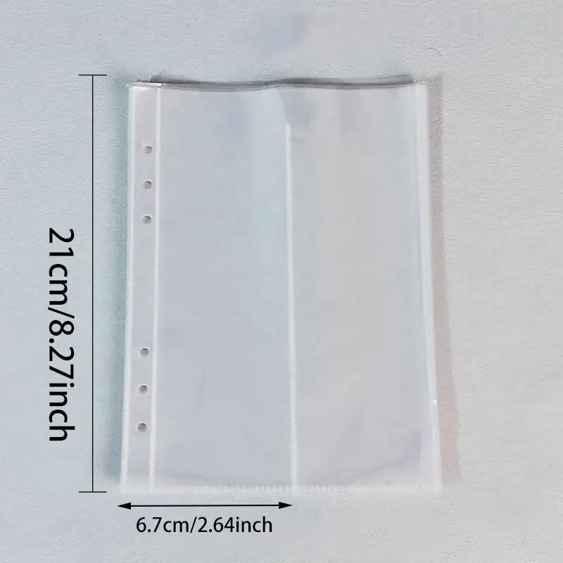 Aufkleber-Organizer-Ordner A5 Aufkleber-Sammelalbum Wiederverwendbare Aufkleber-Taschen und Transparente Wasserdichte Reißverschluss-Aufbewahrungshüllen – Detail 23