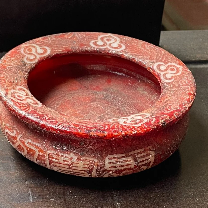 Gaoyu Qianlong Year Collection of Old Objects, Xiu Play Jade Ware, Jade Bi Dong, Old Goods, Decoration, Incense Burner