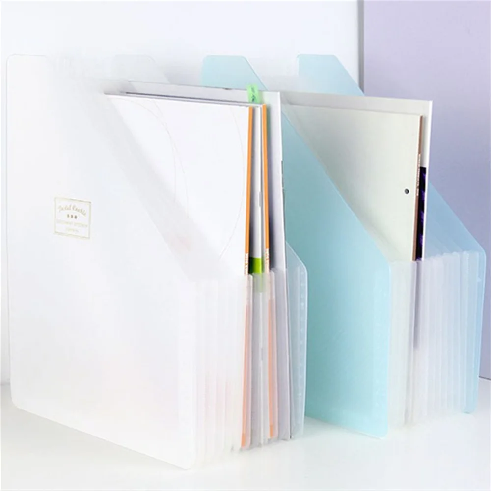 

Stand Pastel Cookie Expanding Wallet Student A4 Papers Office Finishing Bag Folder