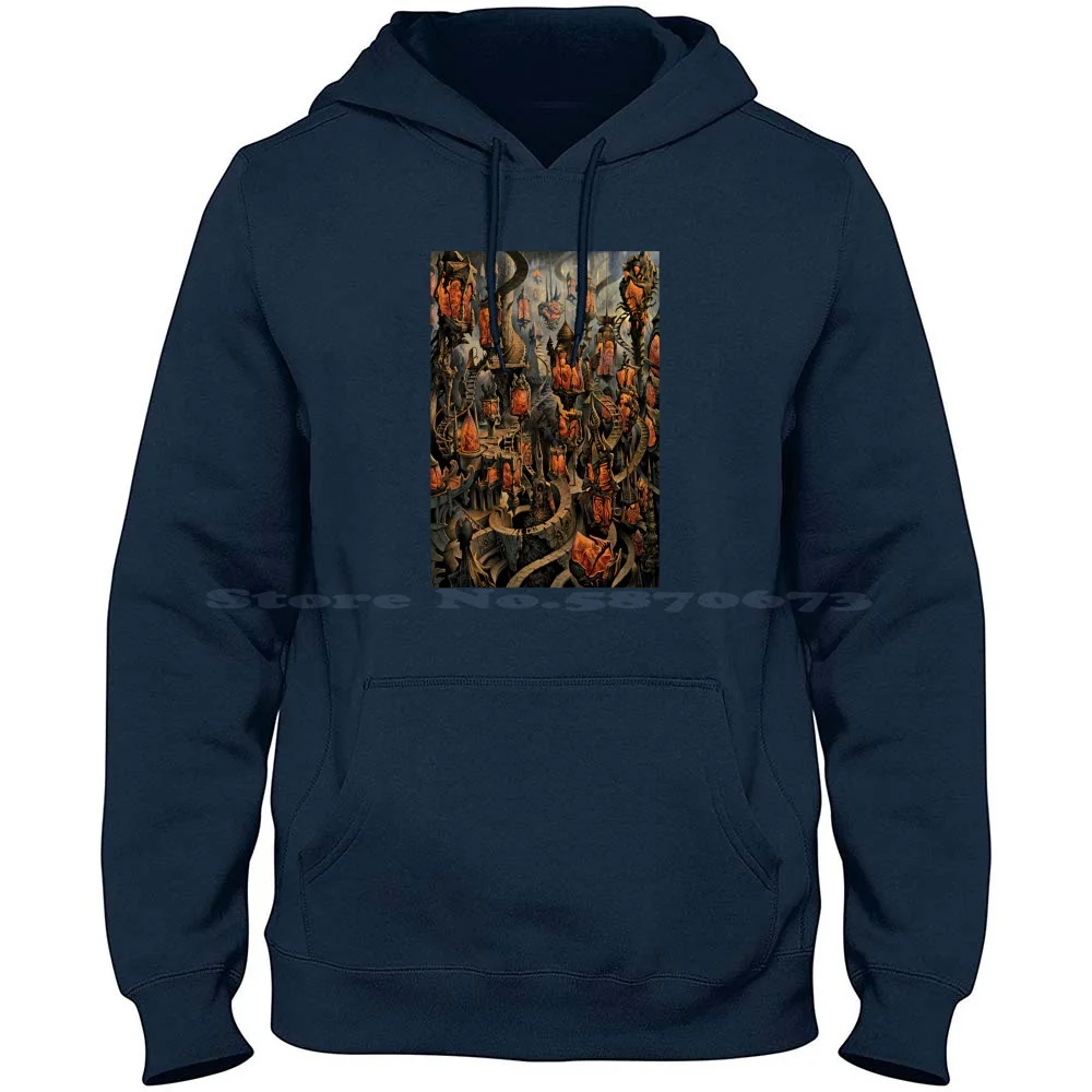 Fire-Descendant 100% Cotton Hoodie T Shirt Festival Fashion Vintage Band Pop Prtm Seagrave Musician Lyric 2023 Humanity