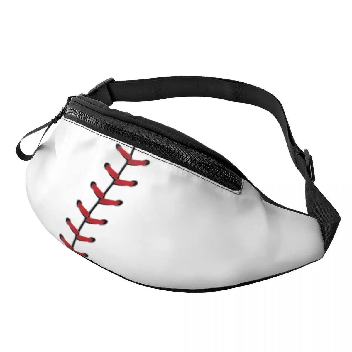 

Softball Baseball Lace Fanny Bag Custom Crossbody Waist Pack Women Men Cycling Camping Phone Money Pouch