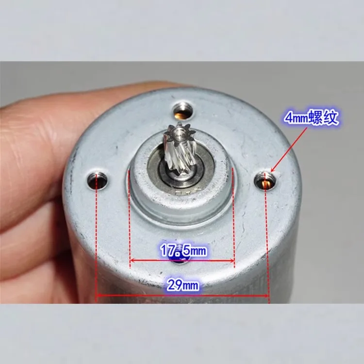 BL4235 الدوار الداخلي فرش السيارات 8-12 فولت ثنائي الاتجاه PWM التحكم في السرعة عزم دوران عالي 42 مللي متر فرش السيارات تيار مستمر #3