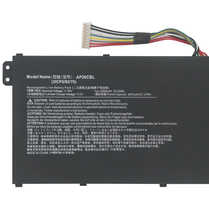 AP20CBL Laptop Battery For Acer Aspire 5 A515-46-R14K TravelMate Spin B3 TMB311RNA-32 Swift 3 SF314-43 SF314-43-R8H2