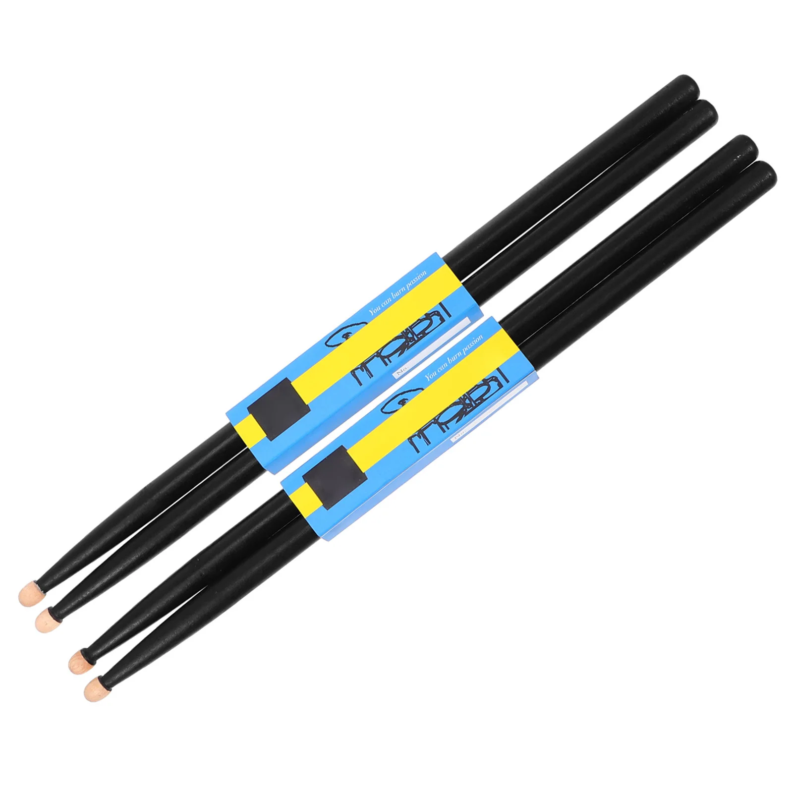 

4pcs Drum Sticks Maple Wood Lightweight Non-Slip Percussion Instrument Accessories For Kids Adults Beginners Purple