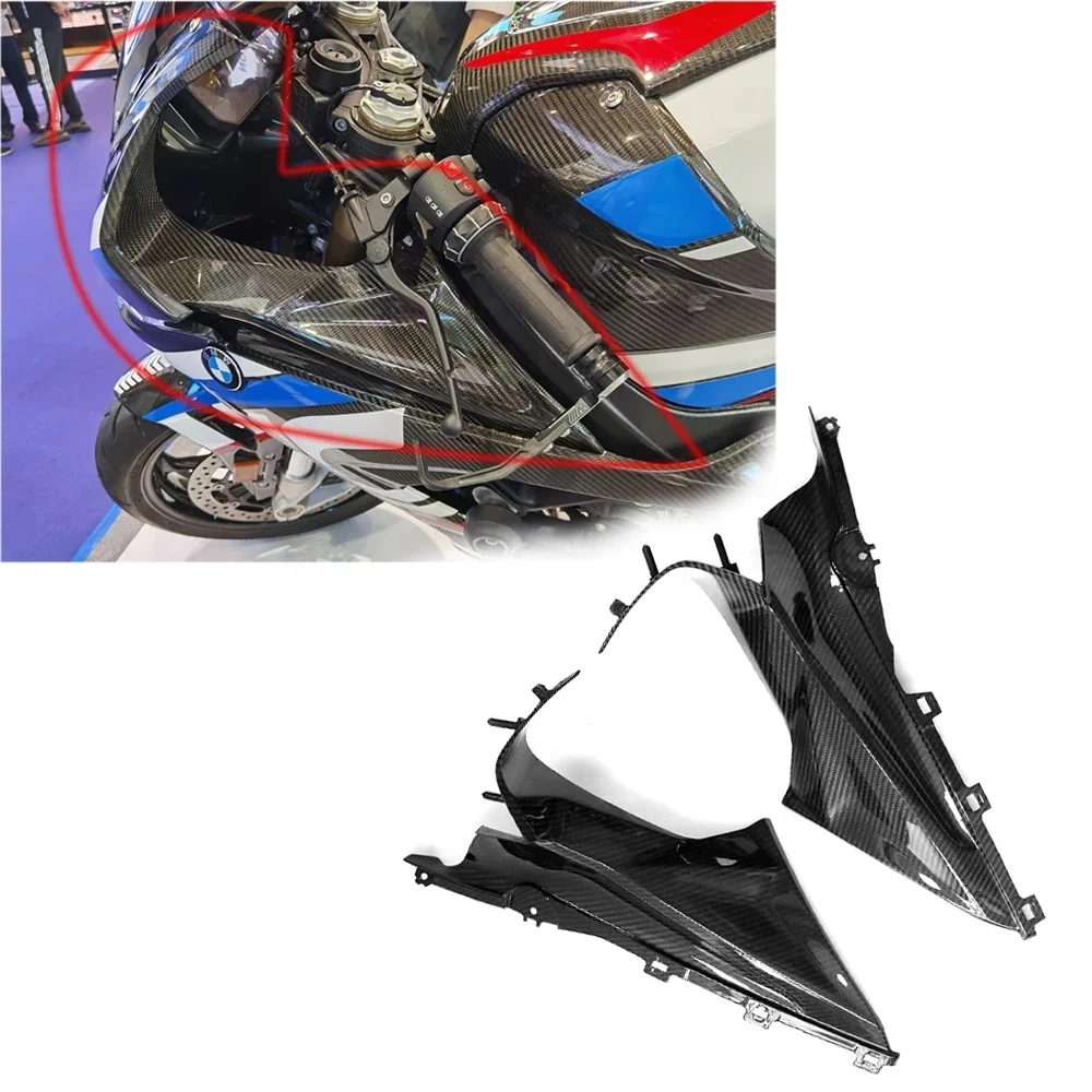 

For 100% 3K All Carbon Fiber Motorcycle Body Parts BMW S1000RR 2019 2020 Dashboard Side Fairing