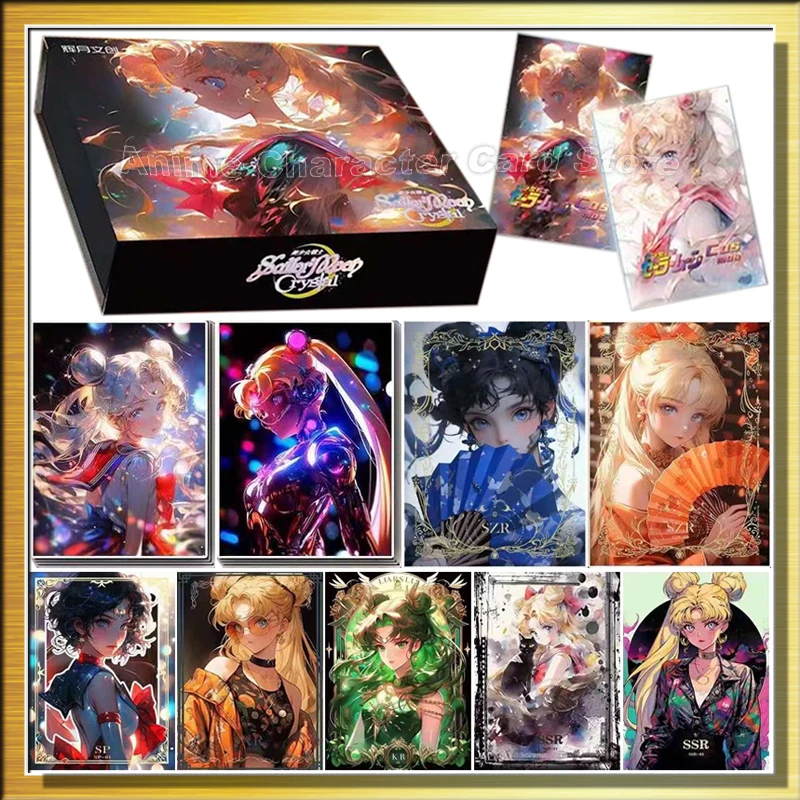 New Sailor Moon Cosmos Card Tsukino Usagi Crystal Collection Card Fantasy Magic ACG Card Children Gifts For Kids Toys