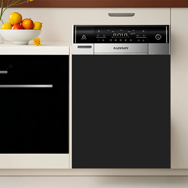 Black Magnetic Door Sticker, Suitable for Dishwasher, 23X26 Inches, Suitable for Washing Machine, Refrigerator Panel