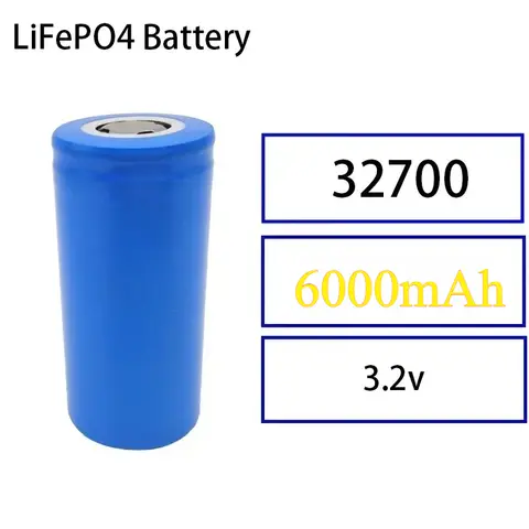 नई 100% ट्रू क्षमता 6000mAh, 32700 -3.2V लाइफपो4 प्रोफेशनल लिथियम आयरन फॉस्फेट रिचार्जेबल बैटरी 8 best sales लिथियम बैटरी - №1