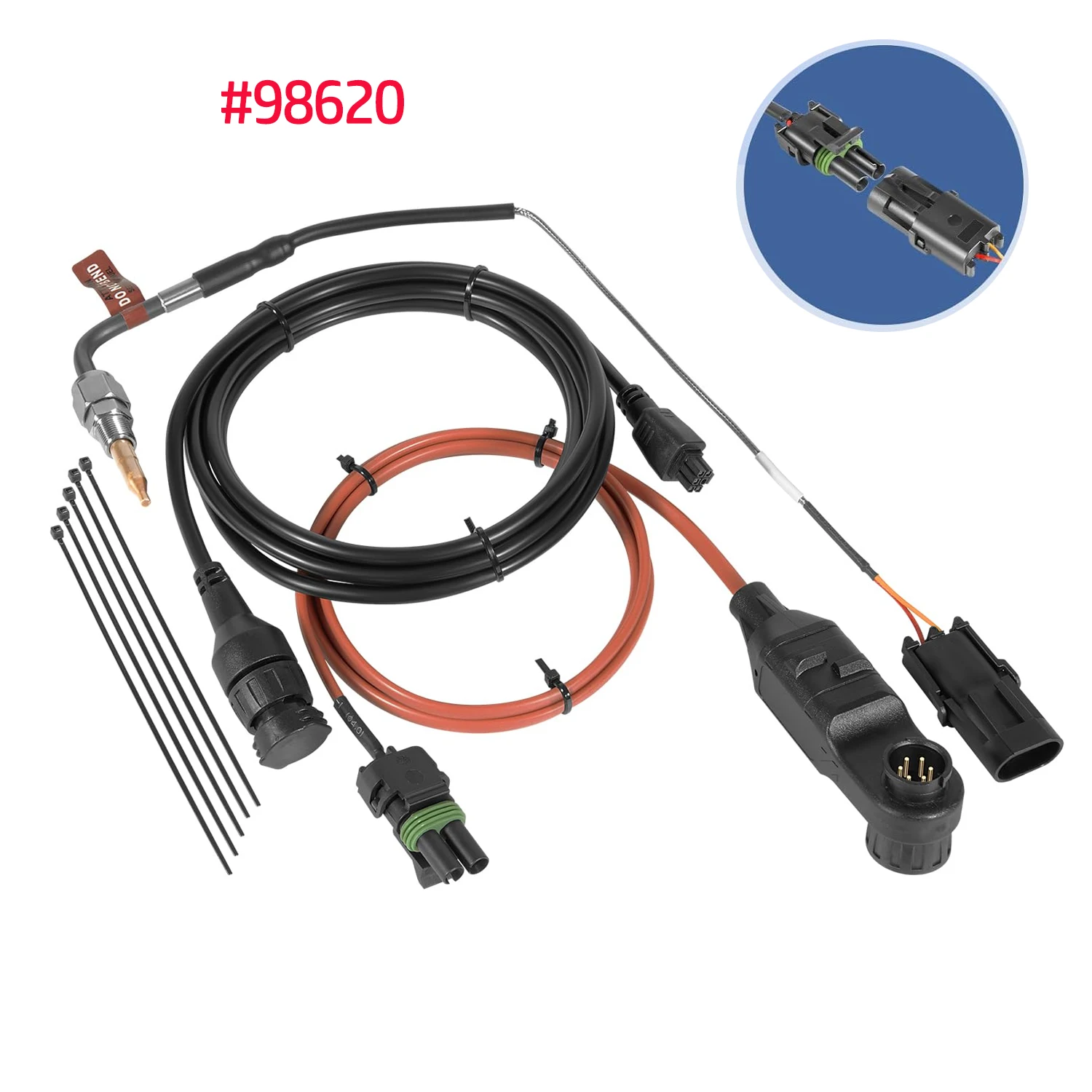 

98620 EAS EGT Расширяемый стартовый комплект для систем мониторинга Edge CS, CS2, CTS, CTS2 и CTS3, с датчиком EGT и кабелем длиной 15 дюймов