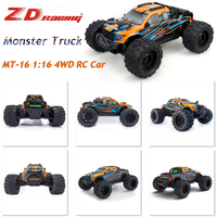 ZD Racing MT-16 1:16 195mm RC Car 4WD 2.4GHZ Remote Control Monster Truck Off-Road Car 2845 Brushles Motor w/ 35A ESC 3S 80Km/h