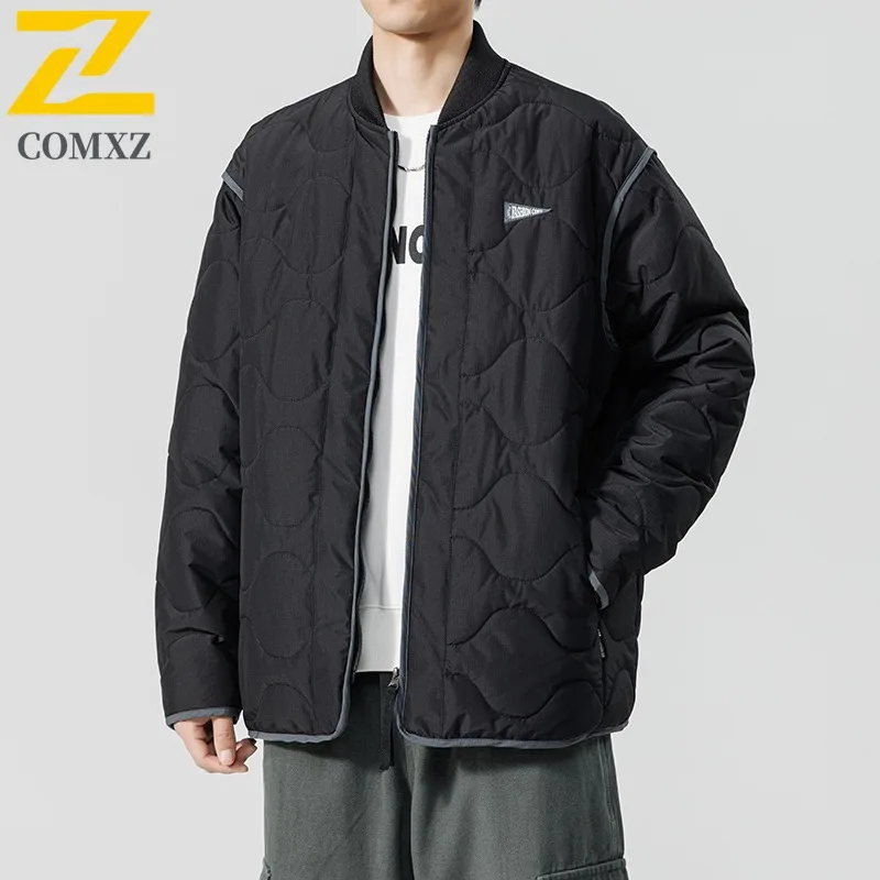 COMXZ hommes équitation rempli veste de luxe aventure en plein air résistant au froid Parka décontracté confort léger hiver nouvelles vestes