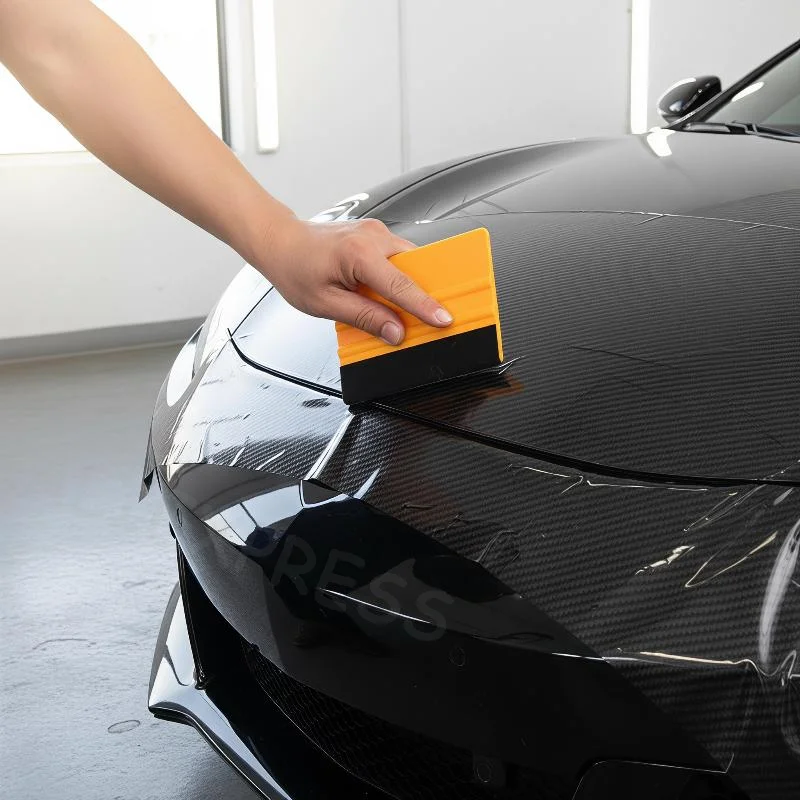 Vinyl Squeegee Tool 4 Inch Car Sticker Carbon Film Install Felt Fabric Scraper Window Film Tinting Tool Vinyl Wrapping Spatulas