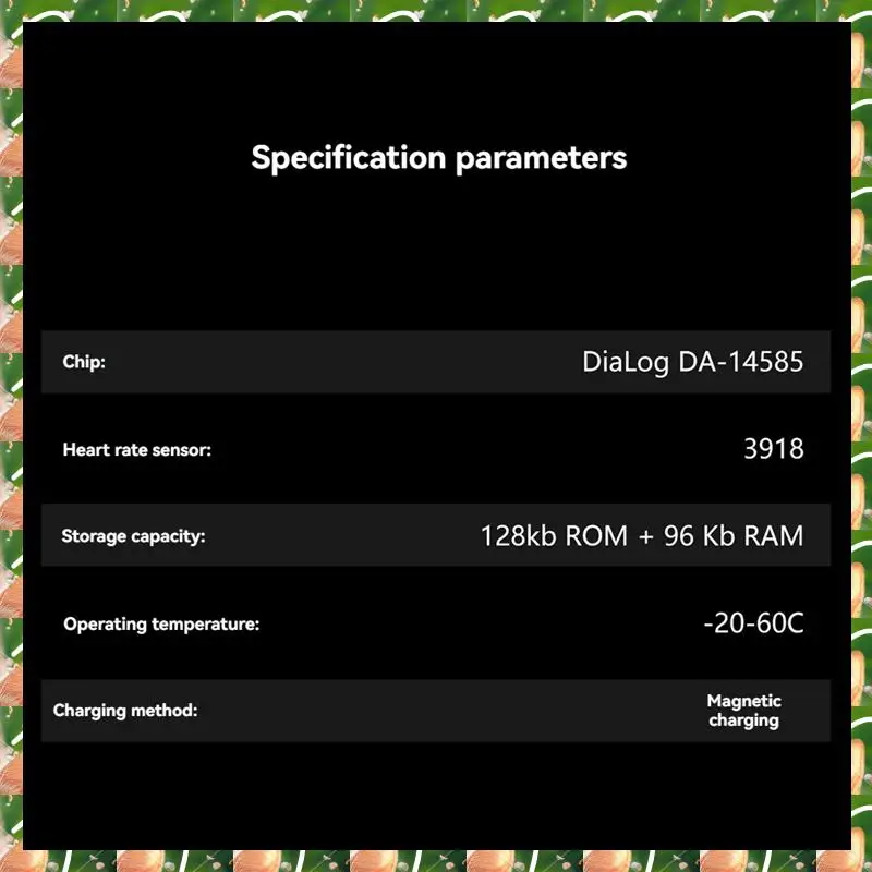 

JAJA Smart Ring RS08 Монитор сердечного ритма 5 АТМ Водонепроницаемый мультиспортивный трекер трекера кислорода в крови с зарядным отделением 9