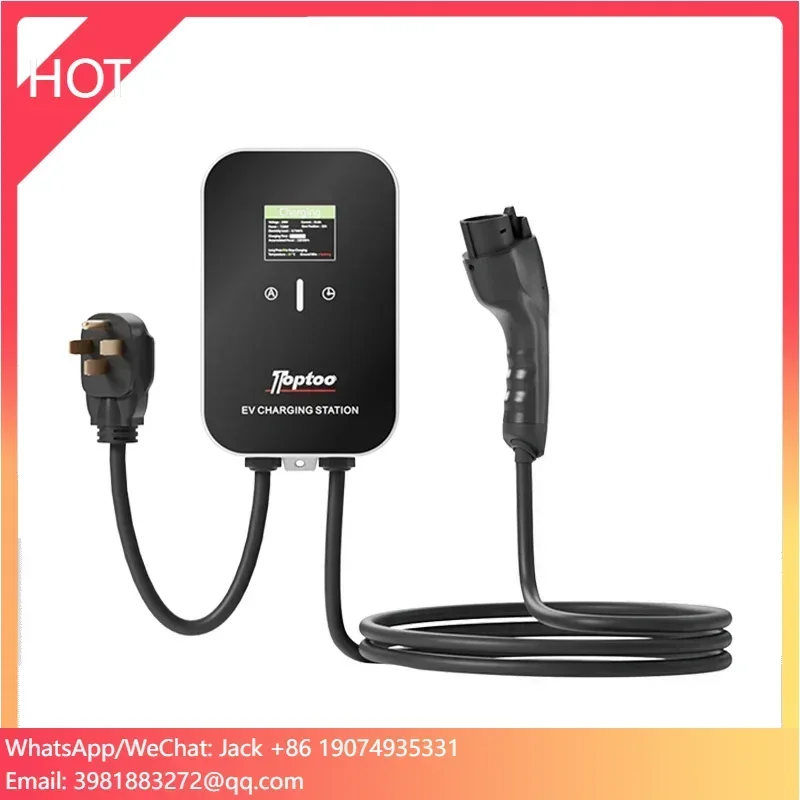 TYPE1 American Standard Charging Pile 7KW AC USA Canada North American New Energy Electric Vehicle Outdoor Ev Charger
