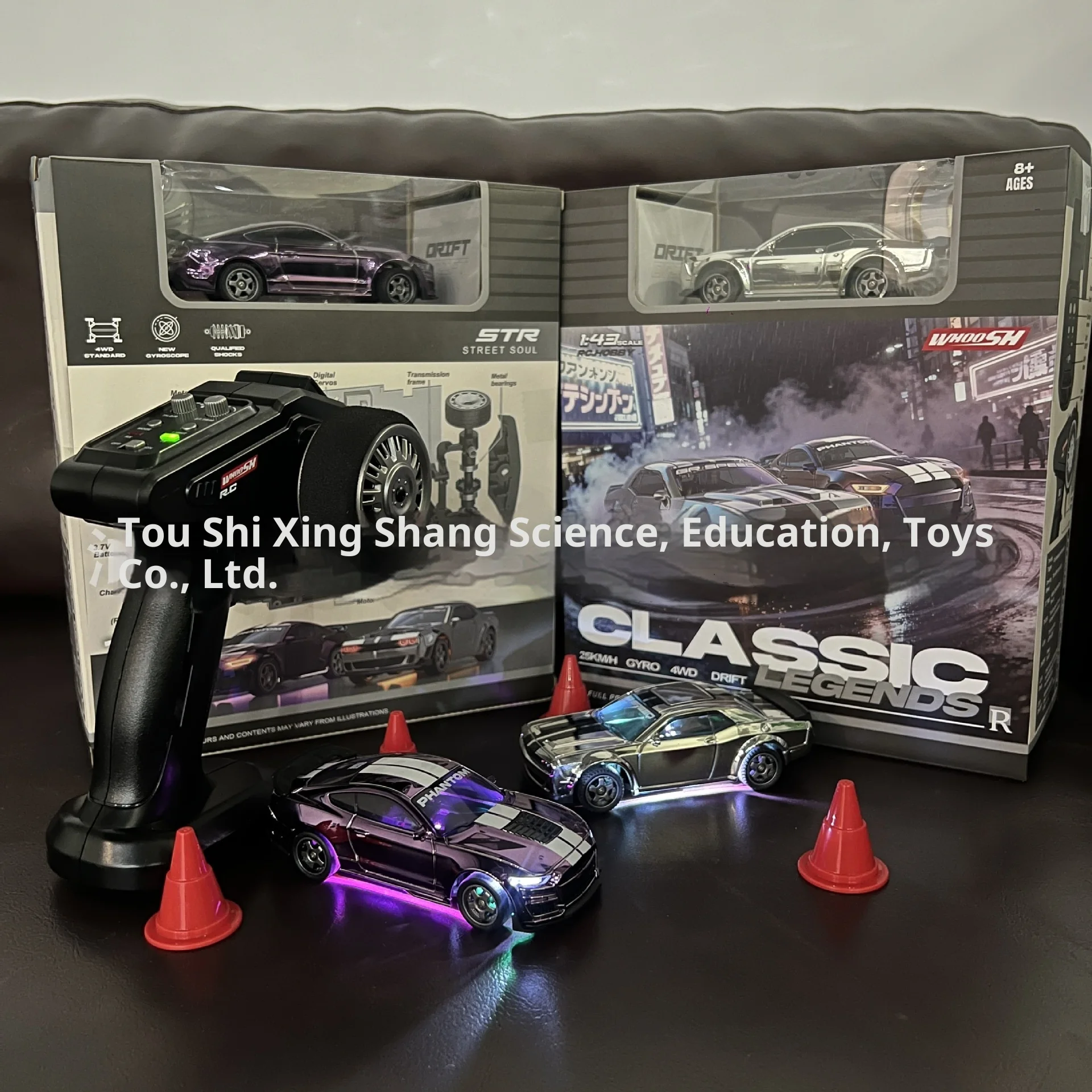 Nuevo Producto, 1:43rc, acelerador direccional proporcional completo, coche de Control remoto, tracción en las cuatro ruedas, juguete de Control remoto de alta velocidad, giroscopio