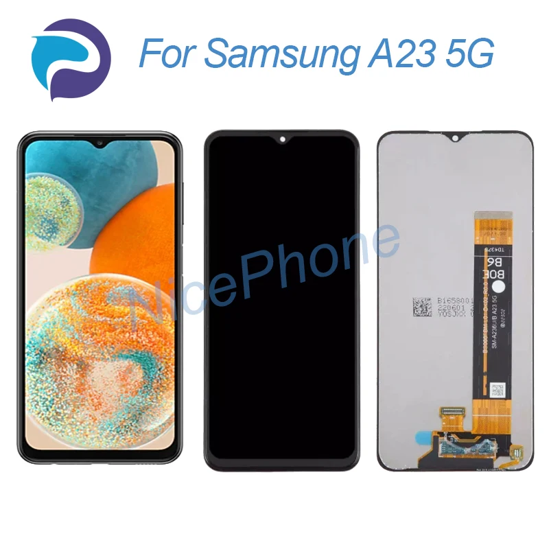 

Для Samsung A23 5G ЖК-дисплей сенсорный экран дигитайзер в сборе Замена 6,6 дюйма SM-A236U/U1/B/DS/DSN/E A23 5G экран ЖК-дисплей