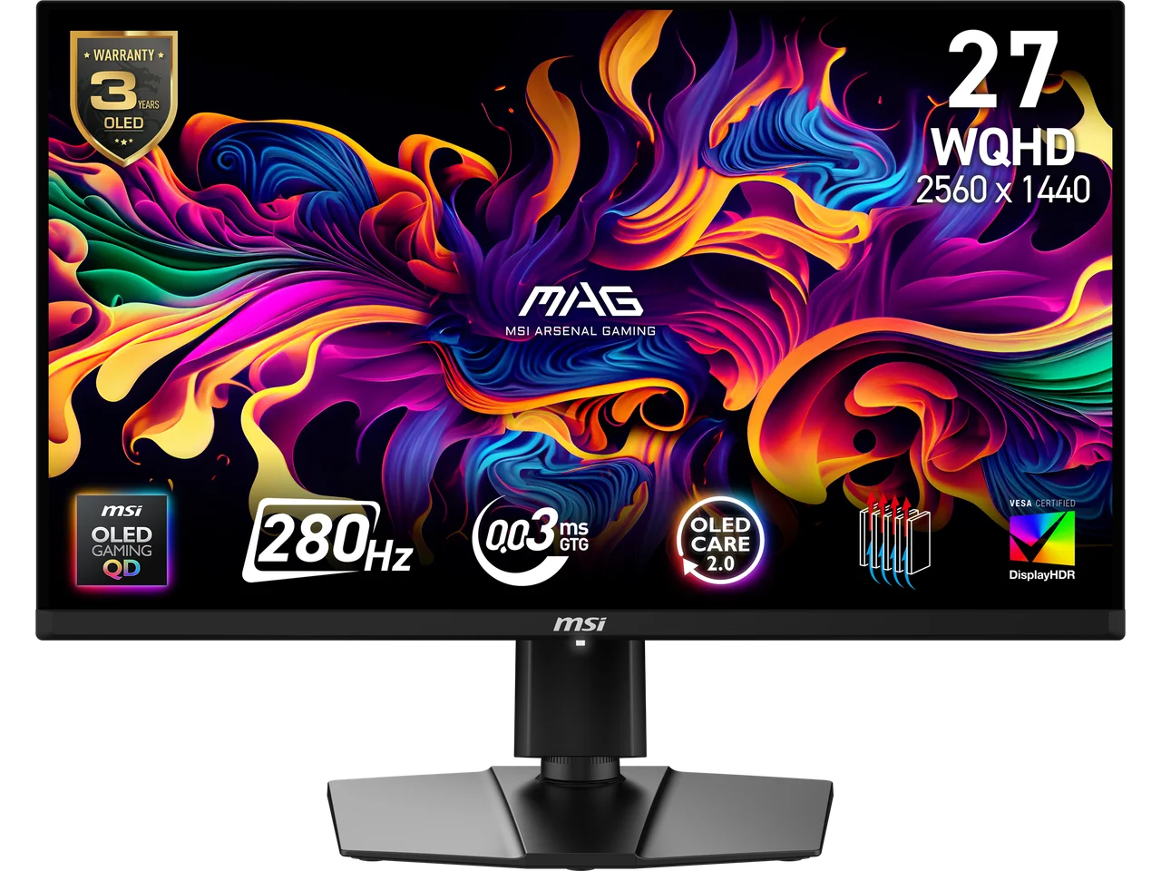 MSI MAG 271QP QD-OLED X28 27