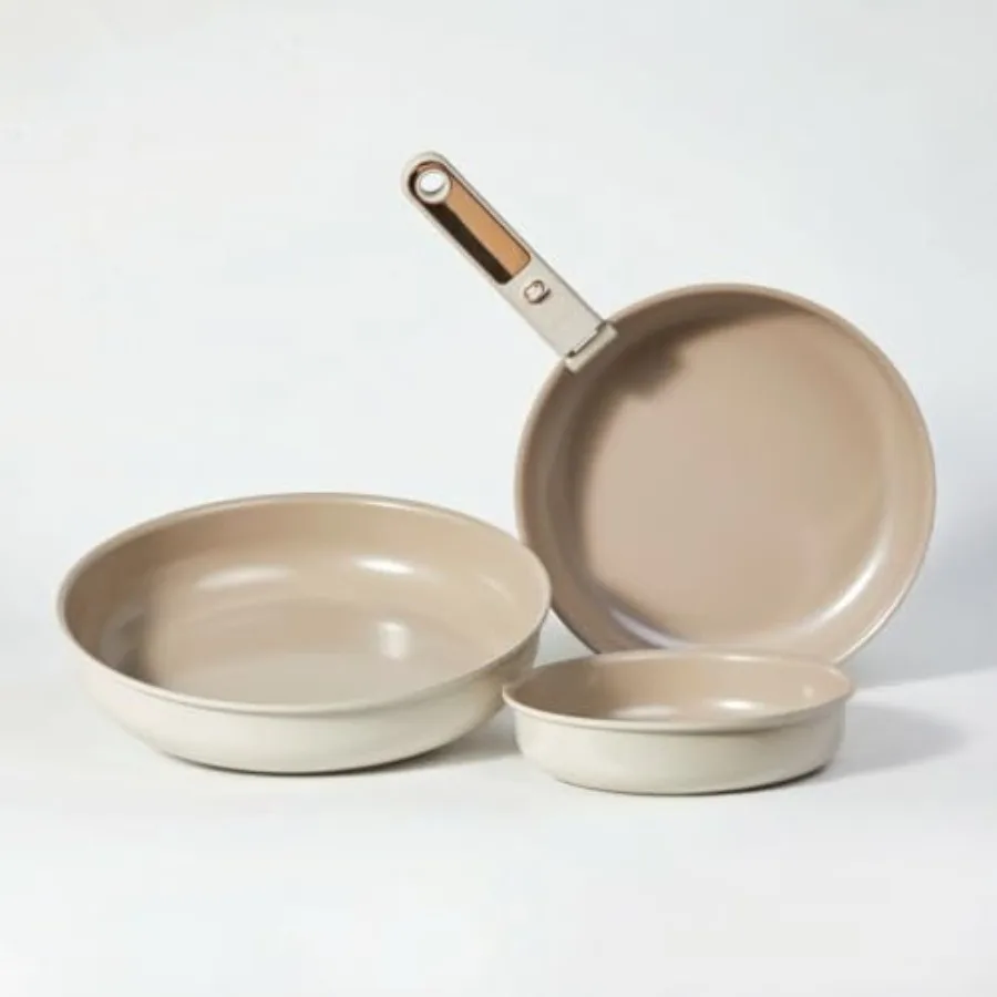 4Pcs Ceramic Frying…