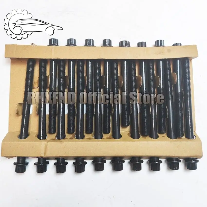 Engine 1C 2C 3C 2C-TE 3C-TE Cylinder Head Bolts Nuts 90910-02097 for Toyota Avensis/Carina/Caldina/Gaia/Ipsum 2.0D 2.2D 2000-