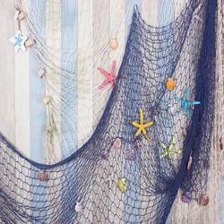 Fishing Net Wall Hangings Ornaments Studio Prop Room Home Decoration Mediter Sea Stickers Marine Over The Garden Crafts Nautical