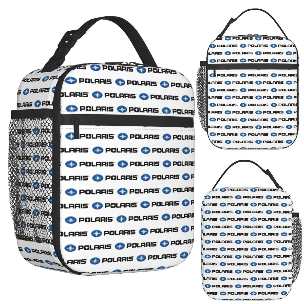 

Polaris Logo Insulated Lunch Bag for School Picnic Storage Food Boxes Leakproof Container Cooler Thermal Lunch Box Tote