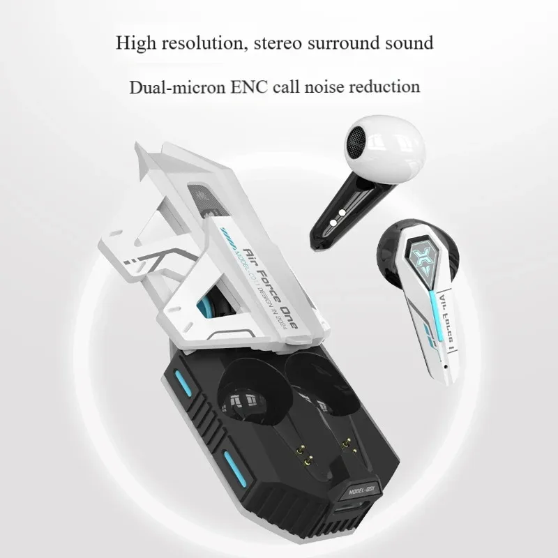 Ows-auriculares deportivos inalámbricos con Bluetooth, resistentes al agua, con reducción de ruido, conducción de aire, para oficina, Apple y Android