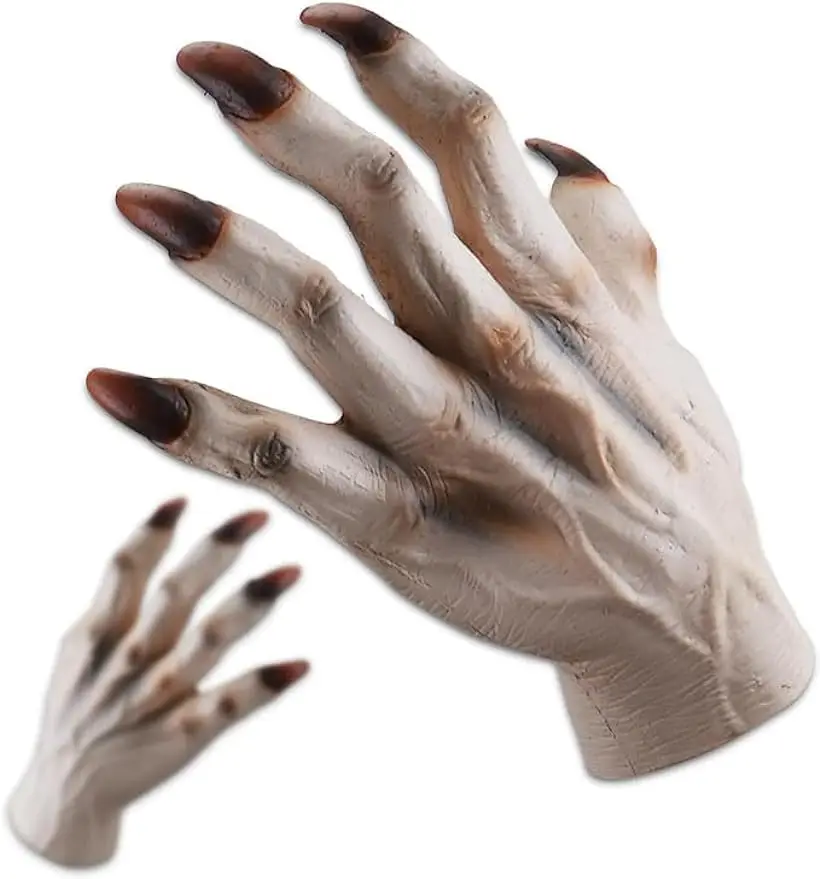 Monster Hand Gloves for Adults Stretch Gloves Zombie Gloves for Teens Dress Cosplay Christmas Halloween Gifts