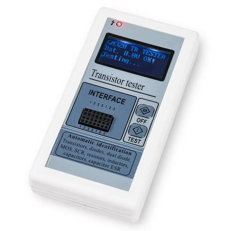 A7THK-M328 Transistor Tester For Resistance Capacitance For ESR Instrument