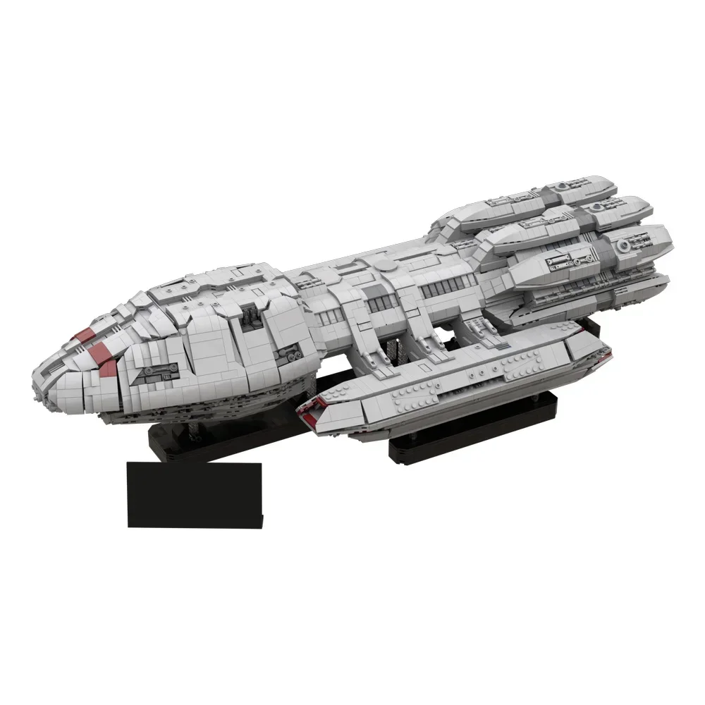 

Gobricks MOC Battlestar Pegasus - масштаб UCS, кирпичи, модель, космическая война, фильм UCS, масштаб Battlestar Galactica, строительный блок космического корабля