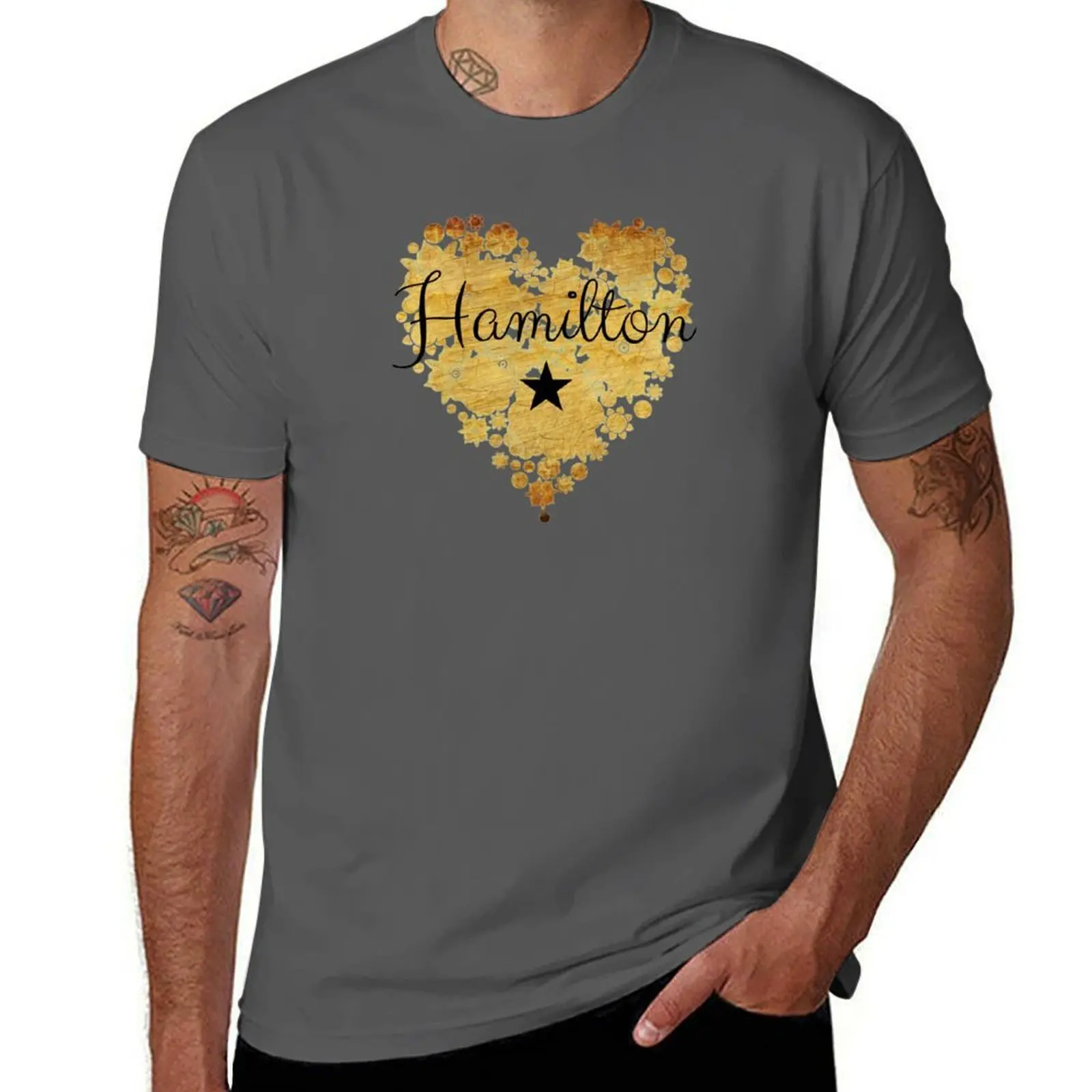 

I Love Hamilton Heart Gift Merchandise for Fans T-Shirt g man t shirts for men man graphic t shirt T-Shirt